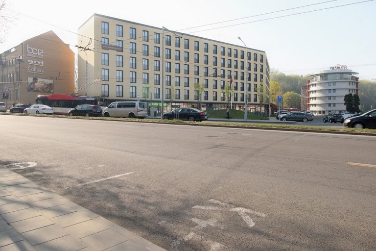 Apartments building in Vilnius, Lithuania